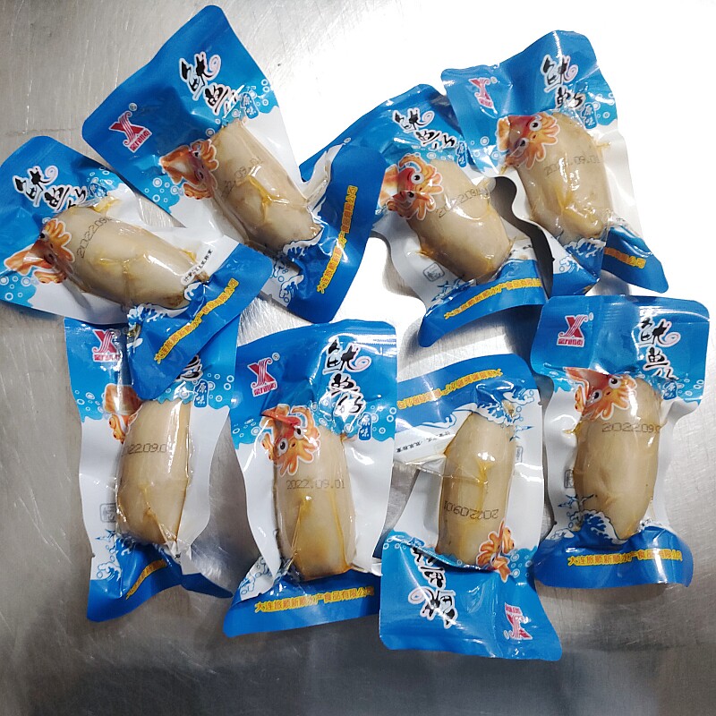 包邮大连新顺牌碳烤原味 香辣鱿鱼仔真空即食零食500克散装称重