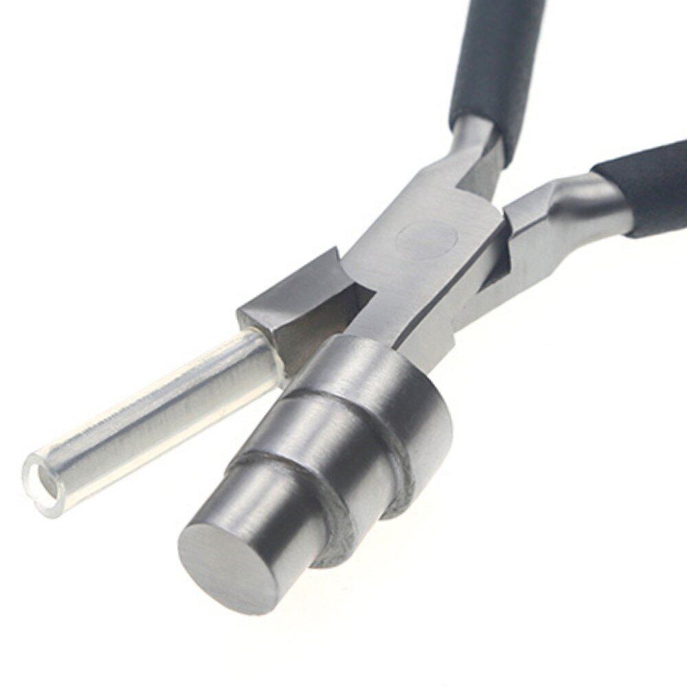 三段圆嘴钳 3段合一珠宝六节钳绕丝线串珠小鸟钥匙扣 diy手工工具