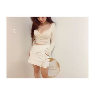 薄上衣 短款 chenyunmu亏清没理由不入 纯欲鱼骨爆一秒升cup长袖