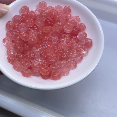 7.3x4mm西瓜晶南瓜珠20个