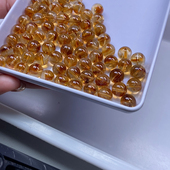 9mm高品黄塔晶2个