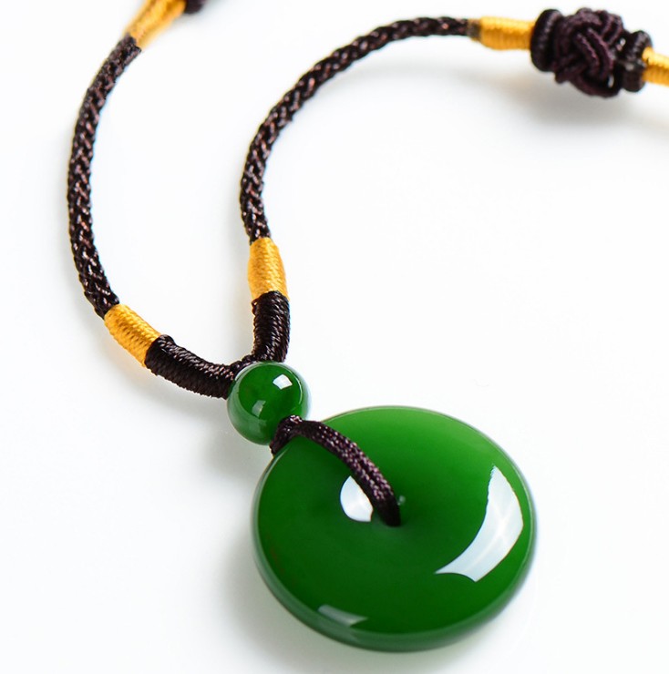 玉器市场直销玉石玉器会销礼品高仿新疆和田玉碧玉白玉平安扣吊坠