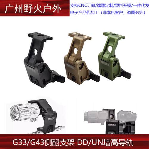 金属UNITY底座UN多功能G33/G43CNC支架 55系列558通用T2