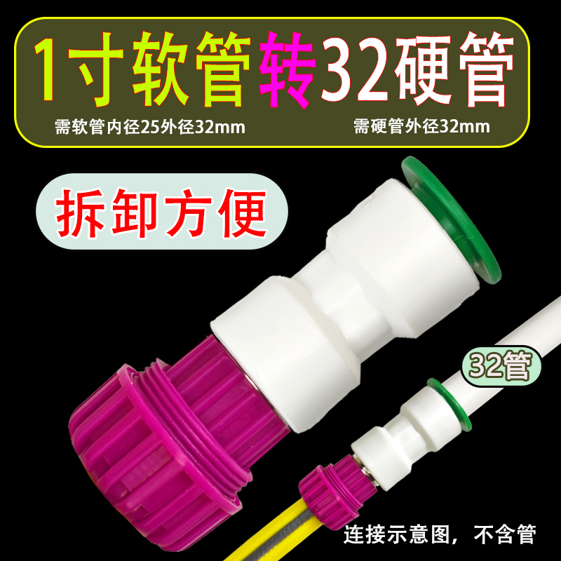 软硬管接头25/20/32硬管转接头