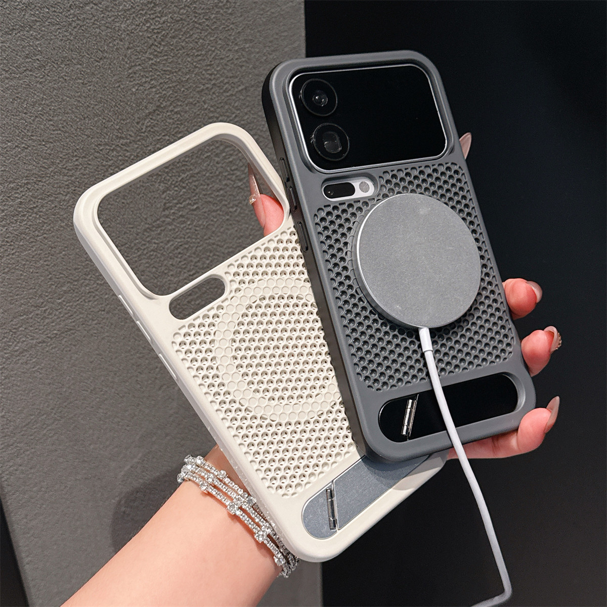 适用于小米17Pro手机壳磁吸圈散热网孔支架17Promax硬壳磨砂新款全包防摔保护套,3C数码配件,手机保护套/壳,淘宝优惠券,粉丝福利购,淘宝优惠卷