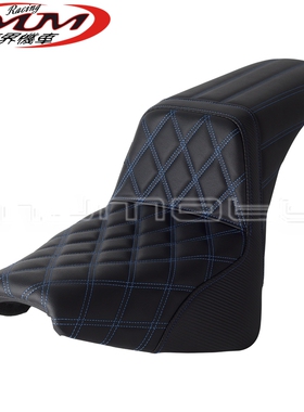 适用哈雷软尾街头鲍勃FXBBS FXST FLHC摩托车改装件凝胶坐垫座椅