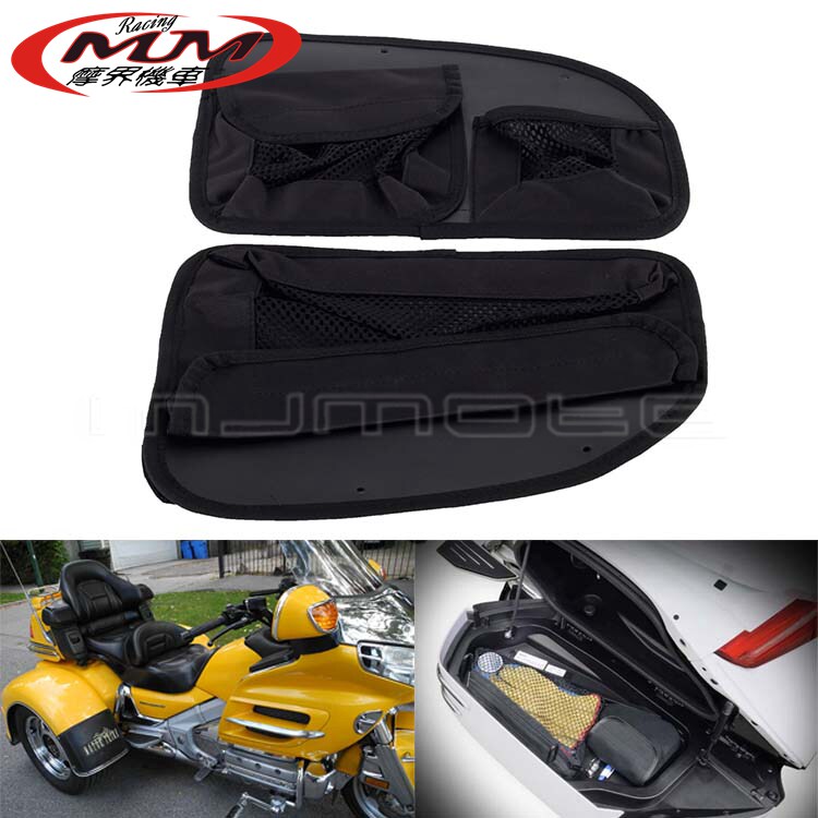 适用本田金翼HONDA Goldwing GL1800行李箱盖收纳袋 后尾箱工具包