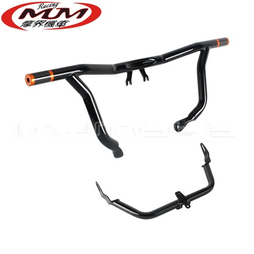 适用于哈雷戴维森公路滑翔限量版CVO FLTRKS防撞杆+防摔胶15-24年