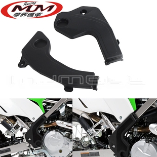 适用川崎KLX230摩托车改装件黑色左右两侧护板侧板整流罩20-23年