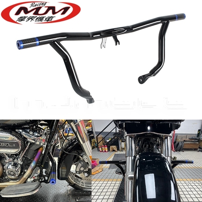 适用哈雷戴维森路王经典系列公路/伊莱克特滑翔防护防撞杆14-25年