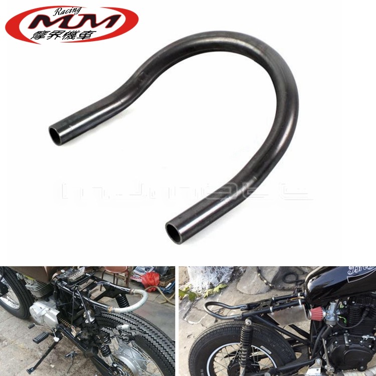 通用本田摩托车改装配件GN125/GN250复古尾翼 U型管弯管扶手尾架