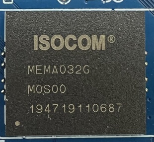 内存芯片MEMA032G 32GB ISOCOM eMMC闪存颗粒 153球字库IC 拆机