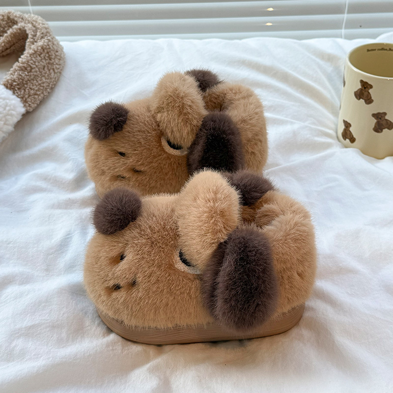 儿童包跟棉拖鞋2025秋冬季保暖