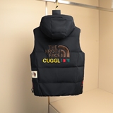 秋冬男士连帽羽绒马甲90绒28025P260，男装羽绒服，电商D302