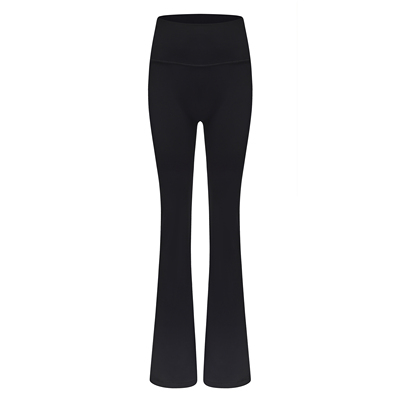 HGE睡格好觉 腿精Bi入  低强度健身裤 高腰款侧开叉喇叭瑜伽裤