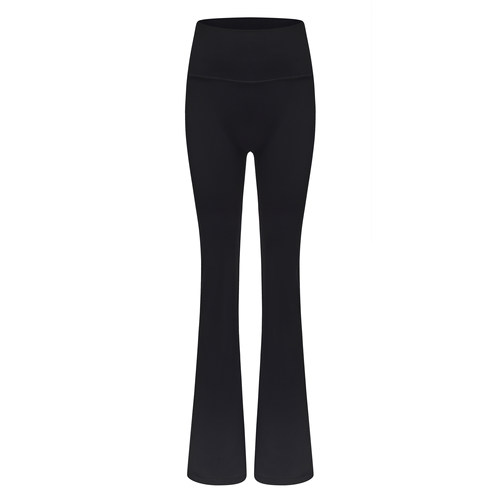 HGE睡格好觉 腿精Bi入  低强度健身裤 高腰款侧开叉喇叭瑜伽裤