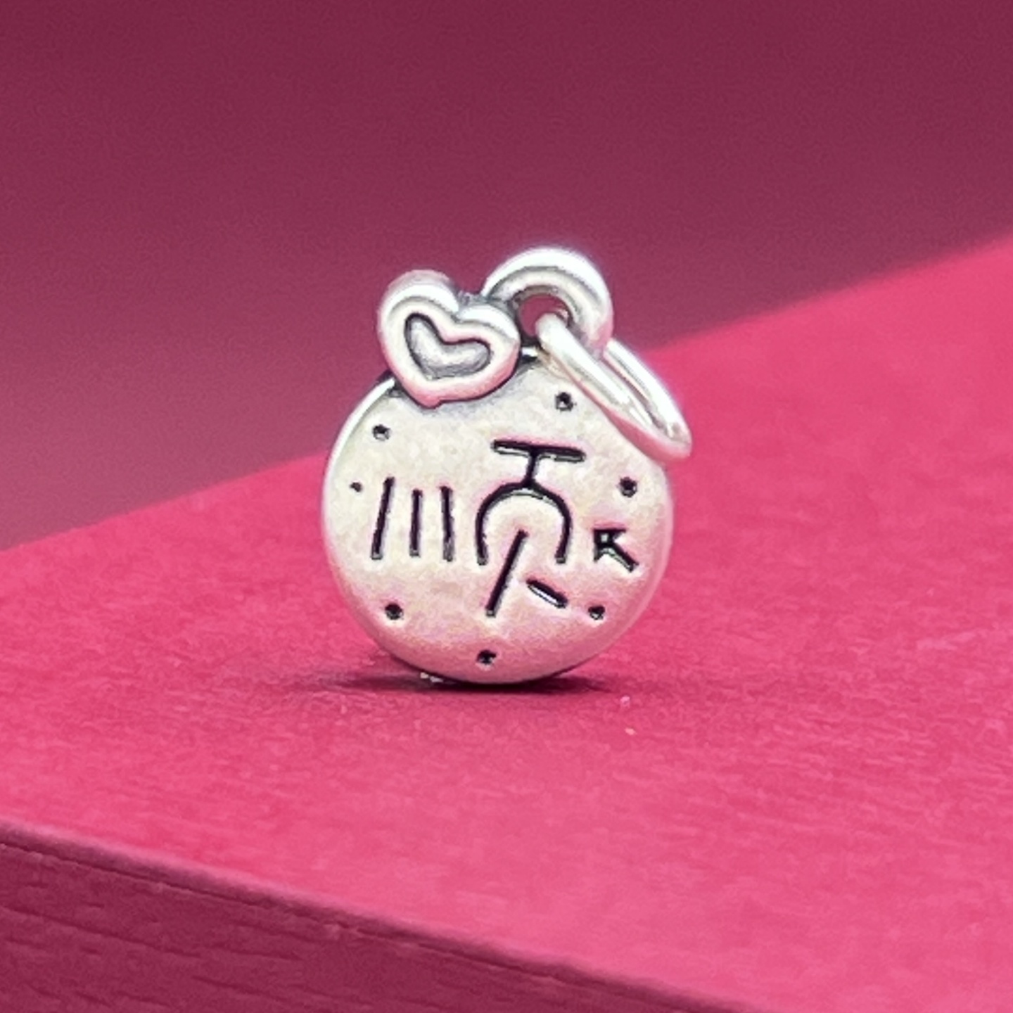 纯银999六六大顺硬银小吊坠