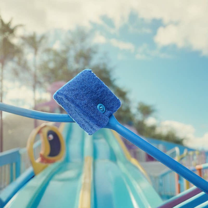 鱼缸清洁刷子水族箱长柄刷玻璃鱼缸清洗清理刷除藻擦子刷缸擦缸壁