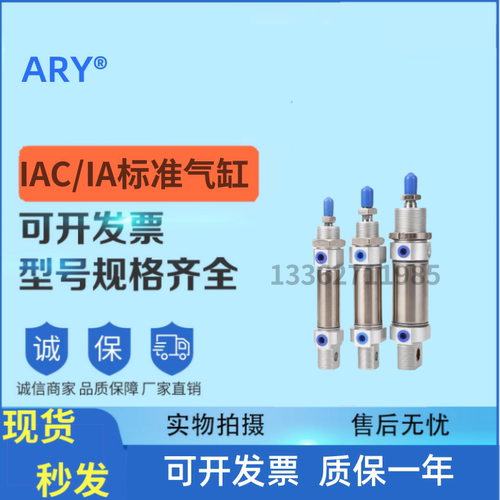 替亿太诺IAC/IA8/10/12/16/20/25/32/40X25/30/40/50-S-CM-U气缸