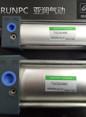 亚润TGC100*20X25X30X40X50X60X75X80X90X100X120X125X300-S气缸