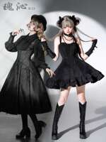 【 Su Xin SUSIN】[GUI Qin 2.0]lolita waist-cinching and Slimming Denim strapless Dress/Strappy dress thumbnail 8