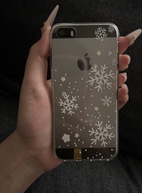 简约白色雪花适用15苹果14ProMax手机壳iPhone12全包14可爱13Pro软17Promax防摔11保护套16女Xsmax软8pus情侣