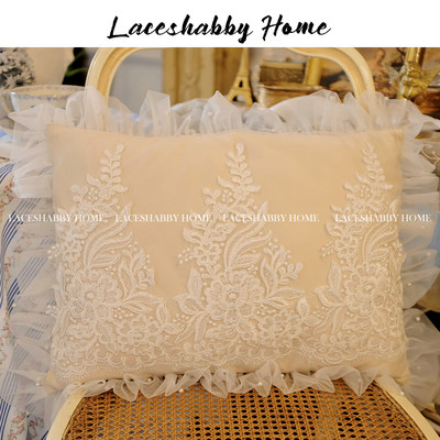 LACESHABBY靠枕腰靠卧室客厅蕾丝