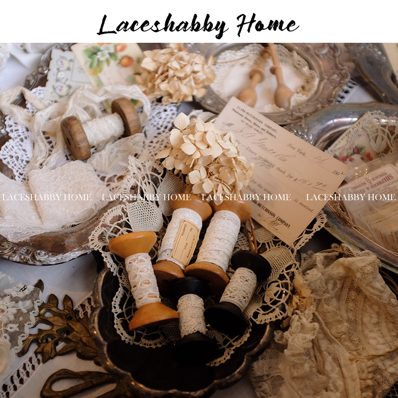 采用70-120年真正的古董蕾丝制作