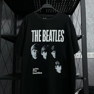 The Beatles披头士乐队周边摇滚复古vintage小众潮牌重磅短袖男女