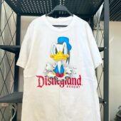 卡通vintage小众潮牌纯棉短袖 Donald Duck唐老鸭动画周边美式 男女