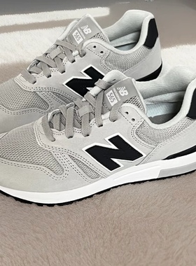 New Balance NB565男女同款灰色复古舒适百搭休闲跑步鞋ML565CLG