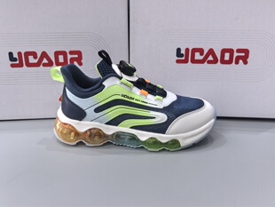 永高人男童鞋2025春秋季新款魔术贴儿童运动鞋男孩跑步老爹鞋