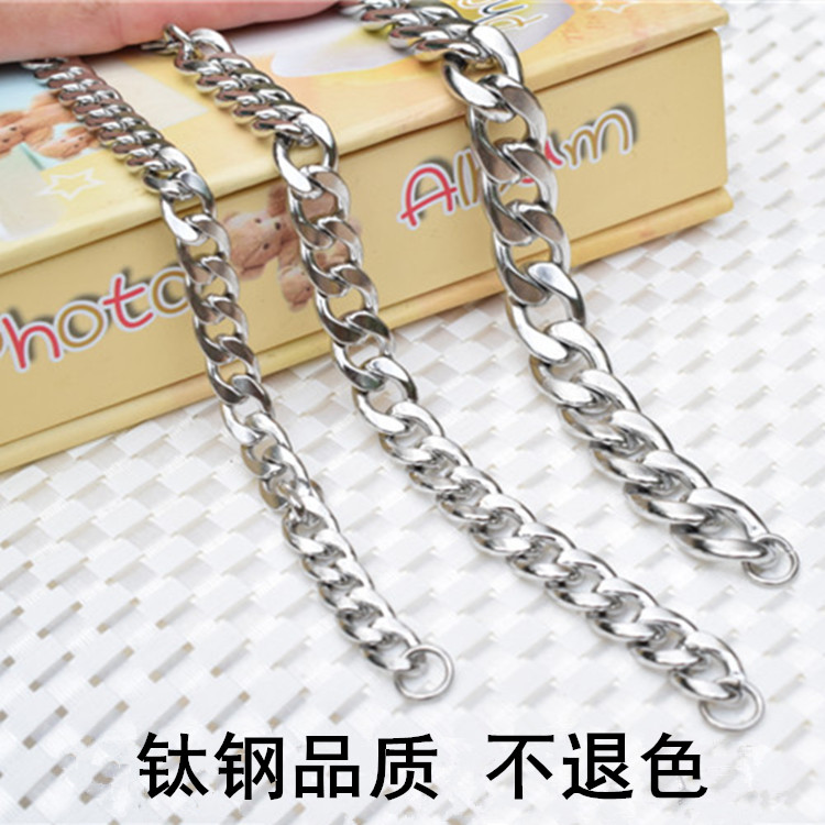 包邮 韩版时尚个性潮男士手链 百搭钛钢手链男饰品 粗 宽款 手链