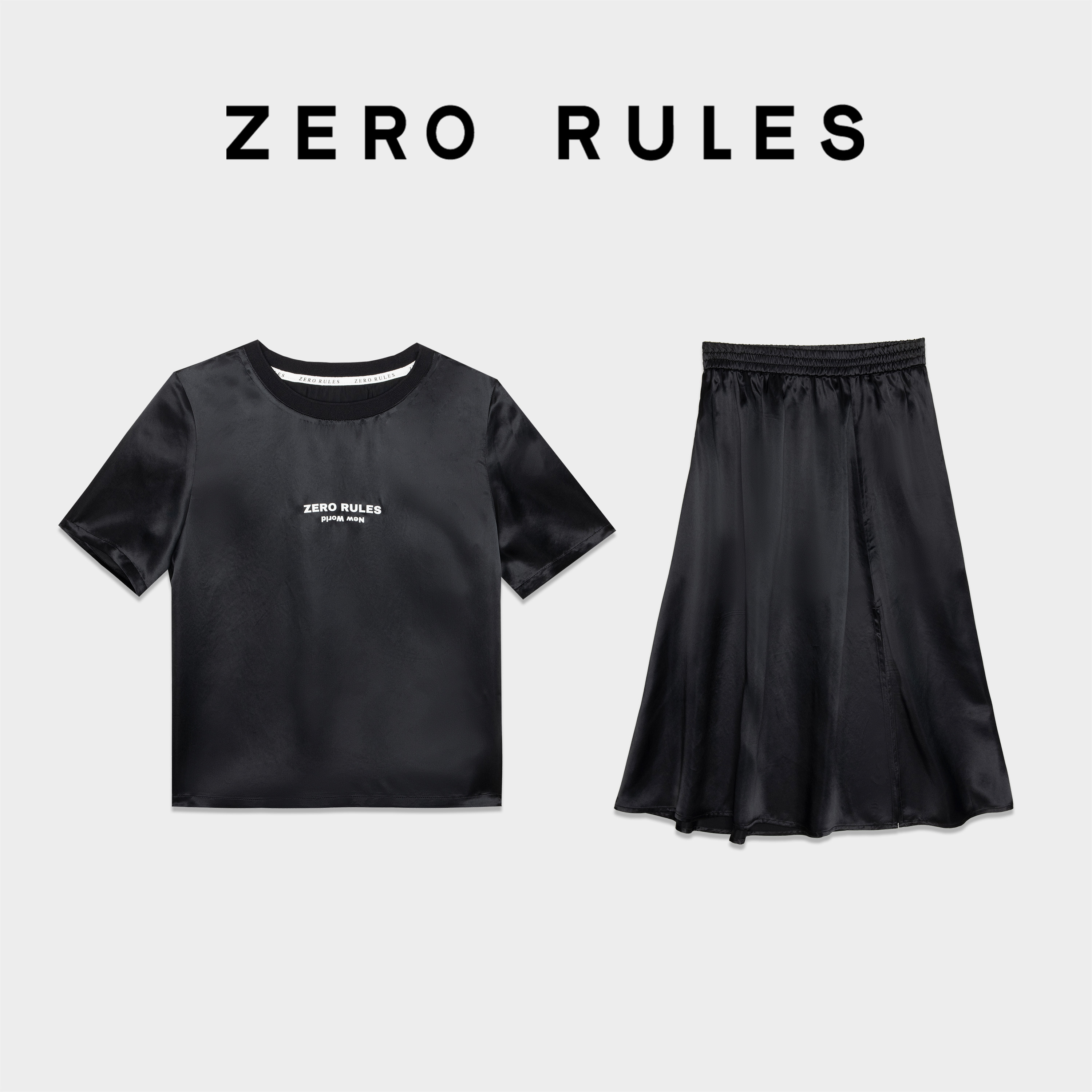 宛宛轻奢 高端100醋酸休闲套装21032366d