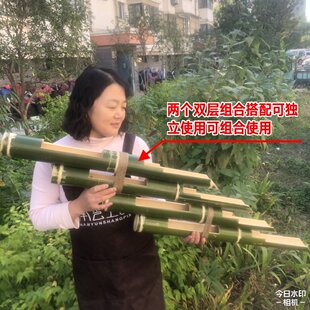 新款高山流水竹筒酒器组合民族地区传统酒器饭店酒吧KTV使用道具