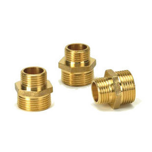 铜接头3分变4分变径 铜对丝 双外丝直接3分外丝转4分外丝 1/2-3/8