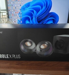 Creative/创新 Pebble X Plus音响蓝牙5.3电脑音响家用rgb灯光