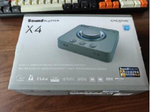 创新X4笔记本USB外置声卡 7.1独立声卡吃鸡游戏影音光纤国行正品