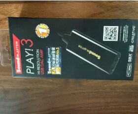 Creative/创新 Sound Blaster Play3 笔记本电脑外置USB声卡便携