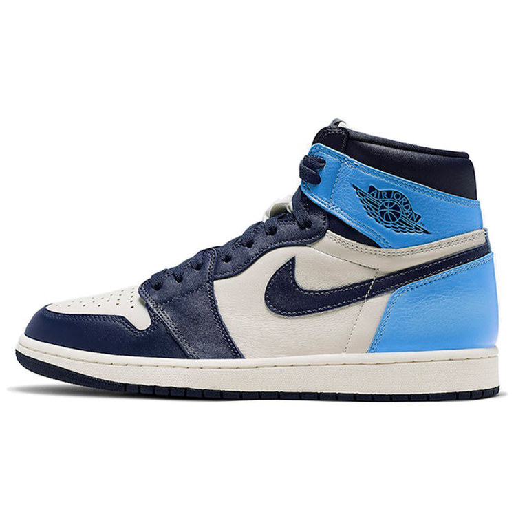 Jordan Air Jordan 1 Retro High OG 复古高帮篮球鞋 男款 黑蓝白