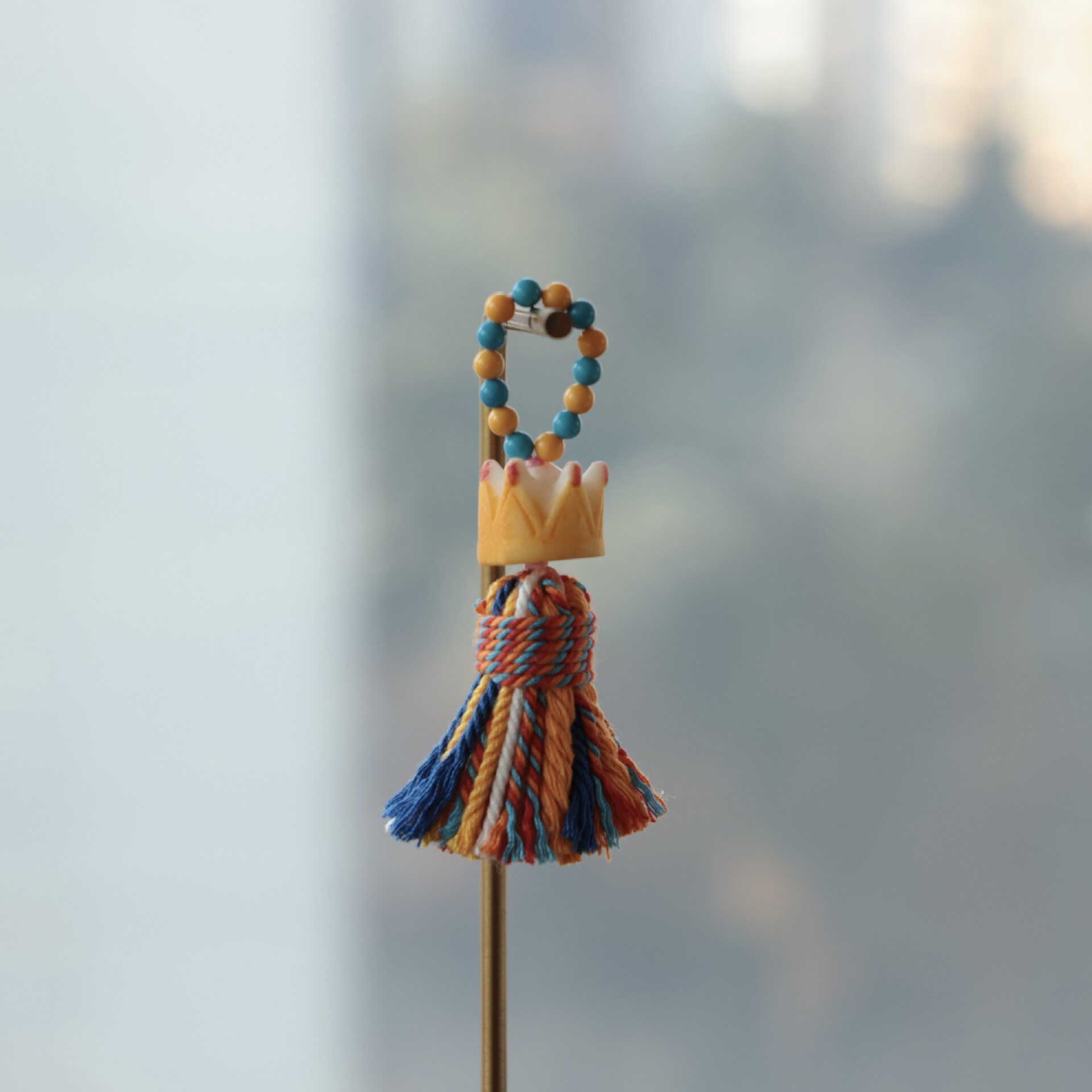 鹿角根付皇冠小提溜文玩配饰手串手链配件