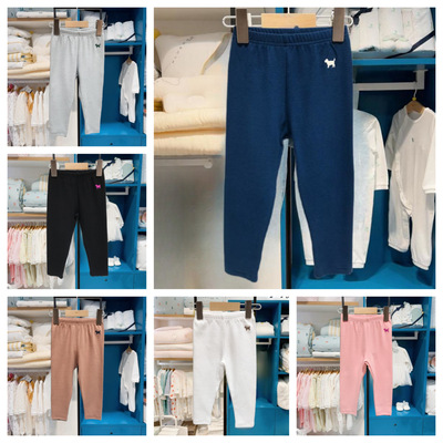 韩国Alloflove童装秋款女童多色柔软童裤打底裤休闲裤MS473003