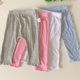 夏季 子儿童弹力七分裤 超薄款 透气女童休闲外穿裤 修身 宝宝打底裤