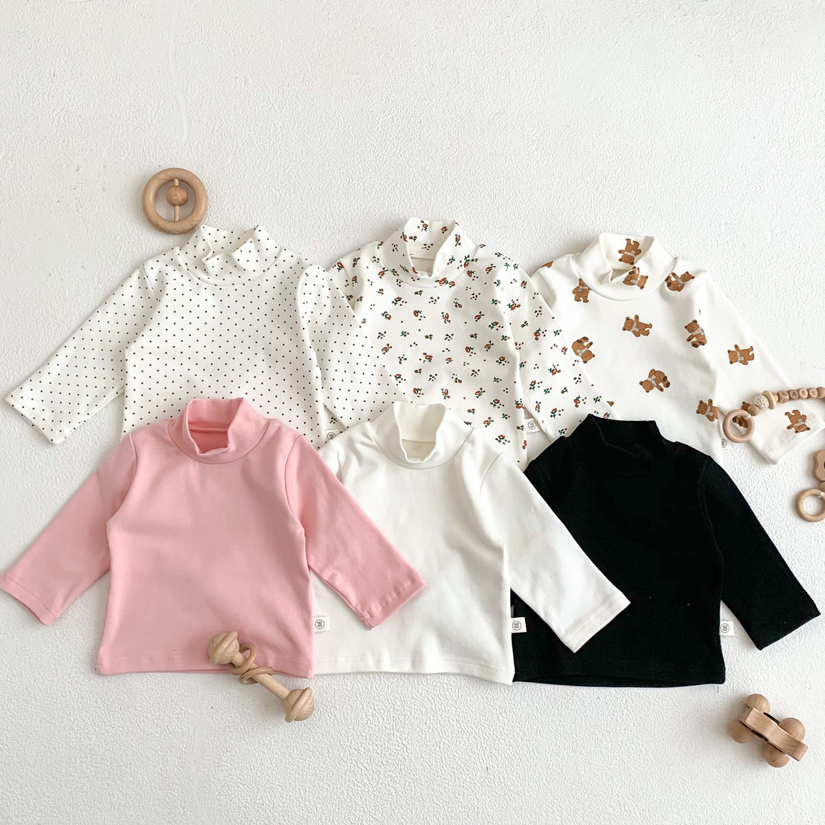 宝宝打底衫春秋装长袖半高领上衣内搭男女童纯棉T恤儿童印花体恤,童装/婴儿装/亲子装,T恤,淘宝优惠券,粉丝福利购,淘宝优惠卷