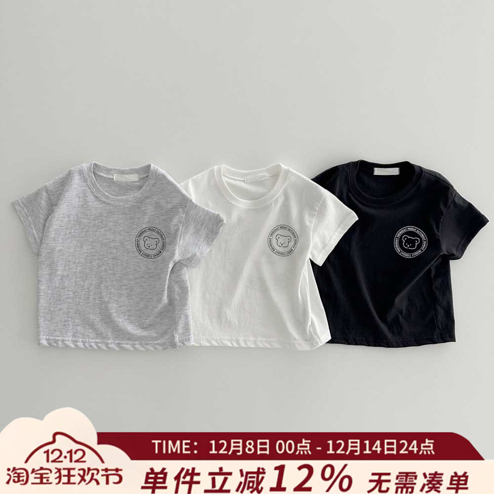 夏季薄款卡通T恤柔软透气