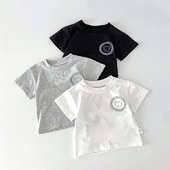 新款 宝宝短袖 上衣薄款 儿童t恤夏季 小孩衣服男童半袖 体恤婴儿韩范