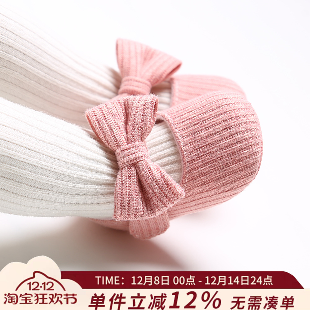 婴儿春秋夏款女童鞋软新生儿步前