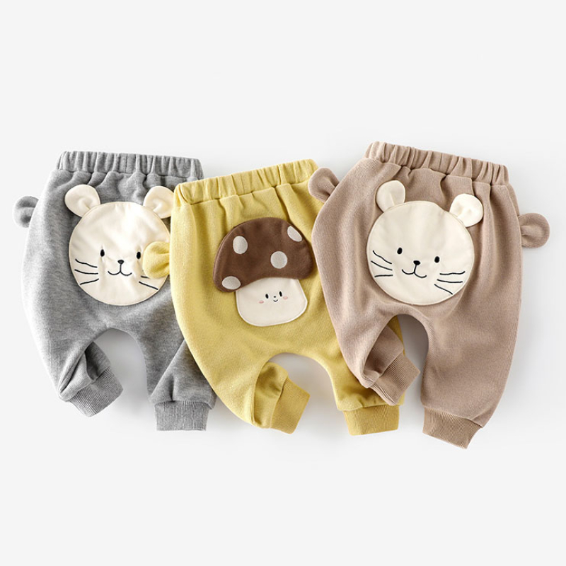 婴儿大PP裤宝宝卡通长裤