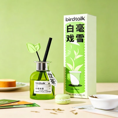 birdtalk布尔桃玩味茶香无火香薰家用室内卧室男生香氛办公室