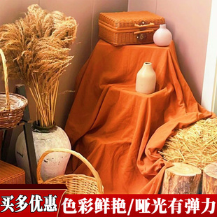 国庆古风黄色橙色布幔新中式场景布置书法纱幔秋天幼儿园环创装饰